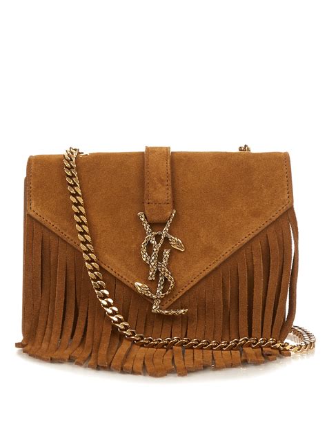 ysl brown handbag|saint laurent cross body bag.